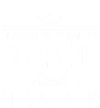 Blessed To Be Called Dad And Saba Grandpa Gift Women's V-Neck T-Shirt