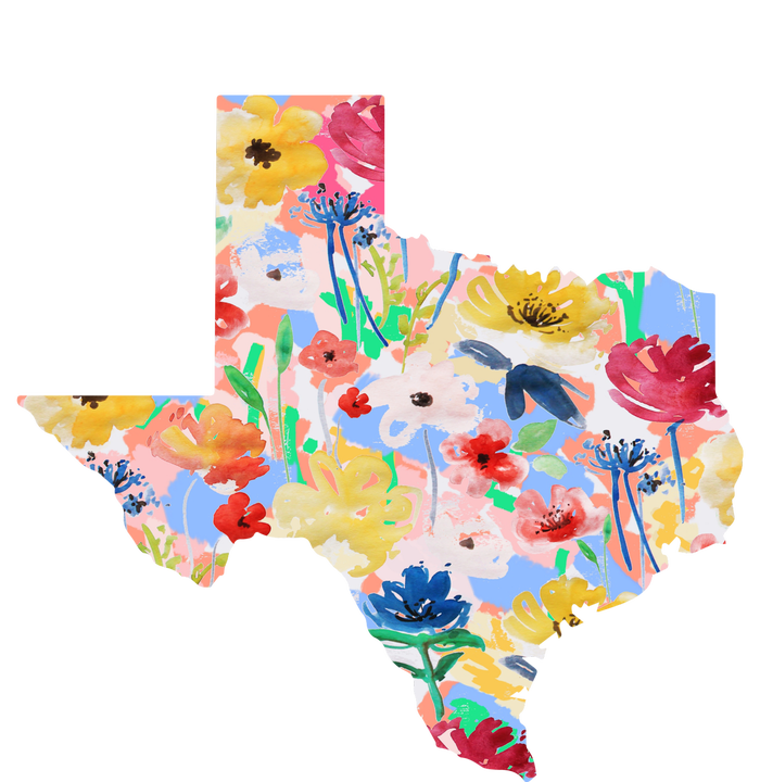 Flower Texas State Floral Design T-Shirt