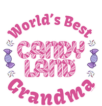 Candy Land Grandparents Day Worlds Best Grandma Gift Women's Racerback Tank