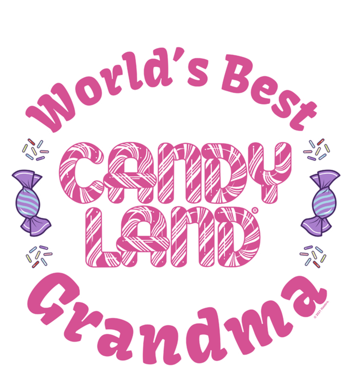 Candy Land Grandparents Day Worlds Best Grandma Gift Women's Racerback Tank