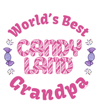 Candy Land Grandparents Day Worlds Best Grandpa Cool Gift Zip Tote Bag