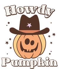 Retro Howdy Pumpkin Fall Autumn Western Halloween Costume Ghost Button