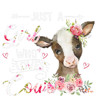 Cow Just A Girl Who Loves Cows Funny Gifts Snapback Five-Panel Rope Hat