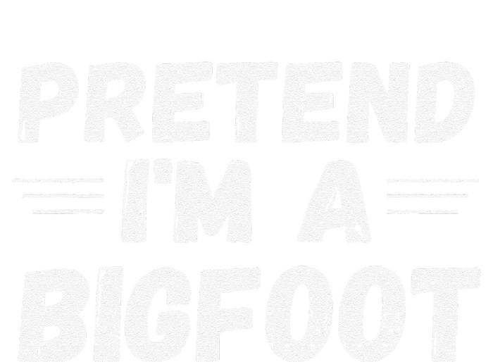 Cute Pretend Im A Bigfoot Funny Halloween Tee T-Shirt