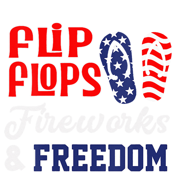 July 4th Flip Flops Fireworks & Freedom Patriotic Tall Hoodie