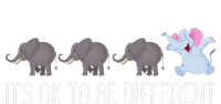 Autism It's Ok To Be Different Elephant Funny Elephant Long Sleeve Shirt