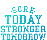 Sore Today Stronger Tomorrow Funny Workout Gym Exercise Gift Mesh Reversible Basketball Jersey Tank