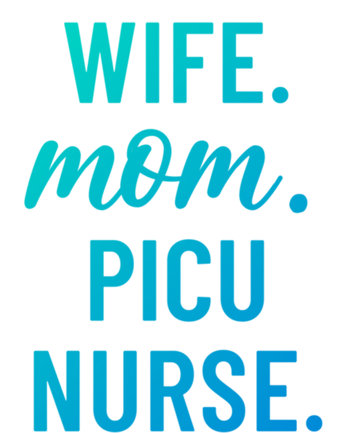 Wife Mom Picu Nurse Appreciation Cute Gift Full Zip Hoodie