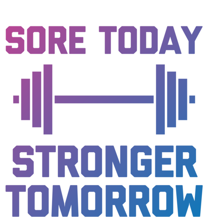 Sore Today Stronger Tomorrow Gift Funny Cool Gym Workout Funny Gift Magnet