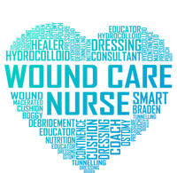 Wound Care Nurse Heart Nursing Appreciation Gift Full-Length Apron With Pockets