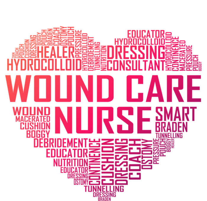 Wound Care Nurse Heart Nursing Appreciation Gift T-Shirt