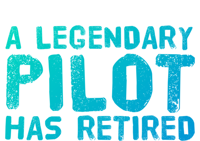 A Legendary Pilot Has Retired Funny Retiret Copilot Gift Great Gift Sustainable Beanie