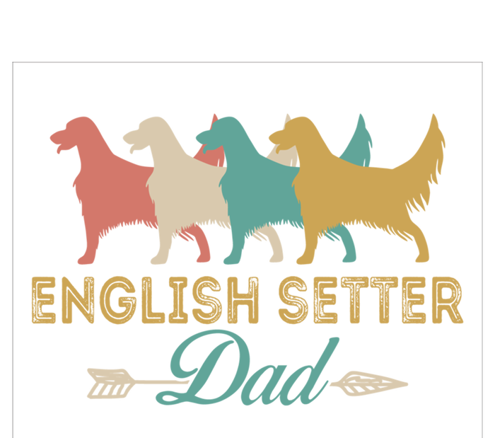 English Setter Dog Retro English Setter Lover Dad Grandpa Meaningful Gift Bumper Sticker