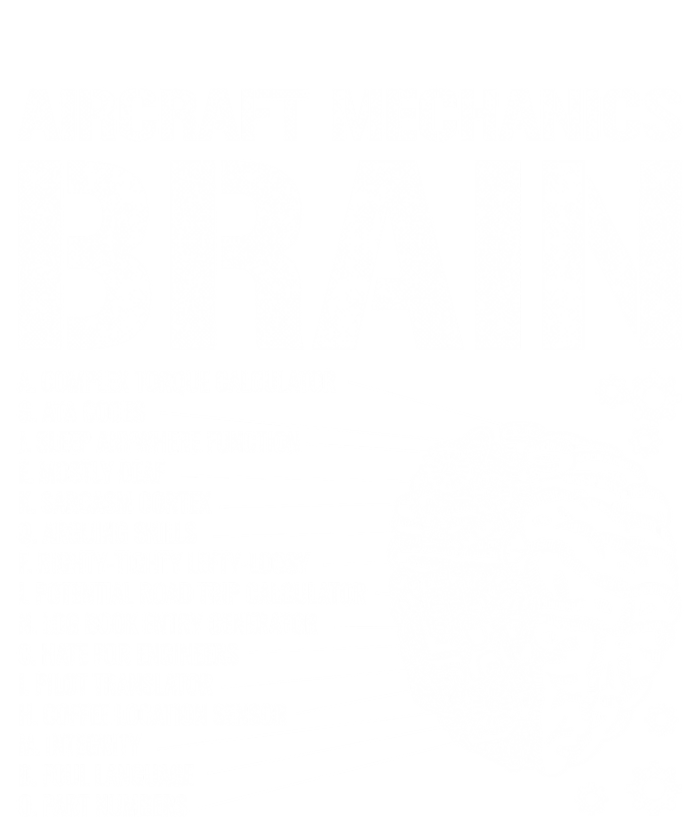 Aircraft Mechanic Brain Aircraft Mechanic Gift Tall Long Sleeve T-Shirt