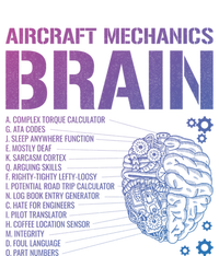 Aircraft Mechanic Brain Aircraft Mechanic Gift Sweatshirt Cinch Pack Bag