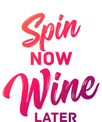 Spin Now Wine Later Spinning Cycling Workout Gift Tie-Dye T-Shirt