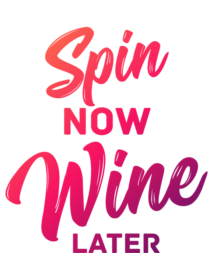 Spin Now Wine Later Spinning Cycling Workout Gift Tie-Dye T-Shirt