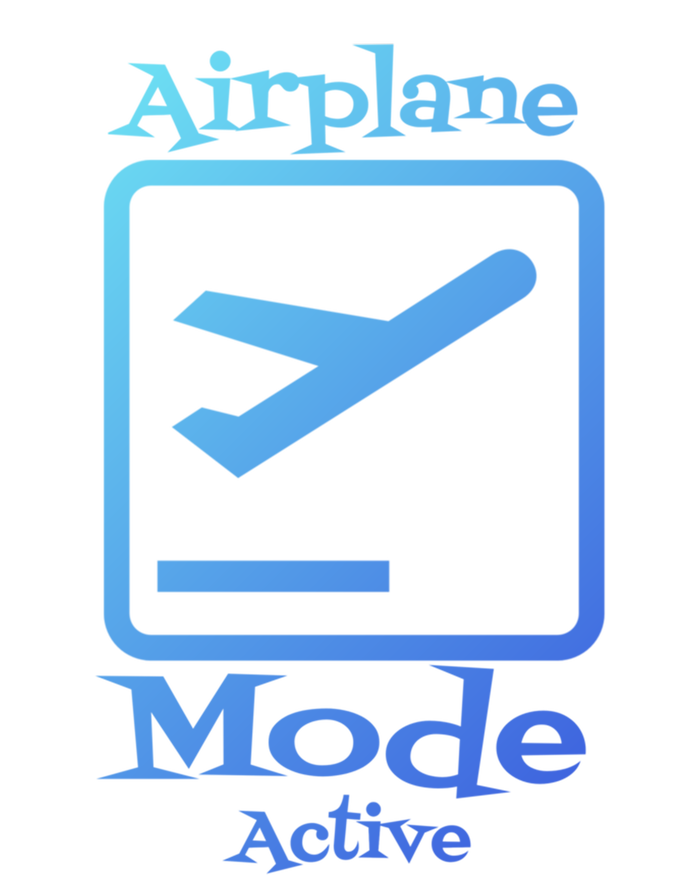 Airplane Mode Active Frequent Flyer World Traveler Cute Gift T-Shirt