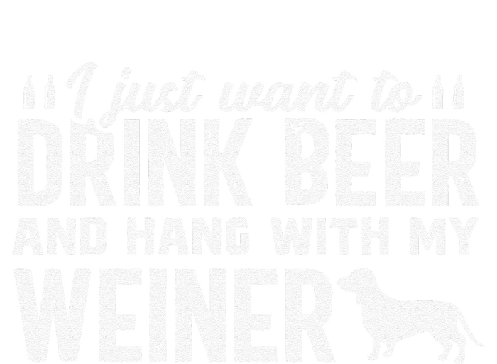 Drink Beer Funny Weiner Daschund Dog Dad Fathers Day Gift Cooling Performance Crew T-Shirt