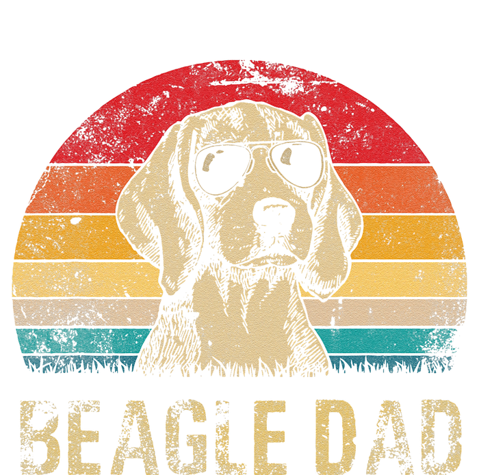 Funny Vintage Beagle Dad Funny Beagle Dog Dad Fathers Day Sustainable Beanie