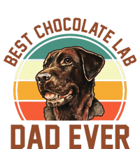 Fathers Day Dog Lover Daddy Best Chocolate Lab Dad Ever T-Shirt