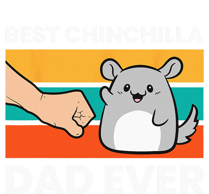 Best Chinchilla Dad Ever Funny Pet Chinchilla Poster