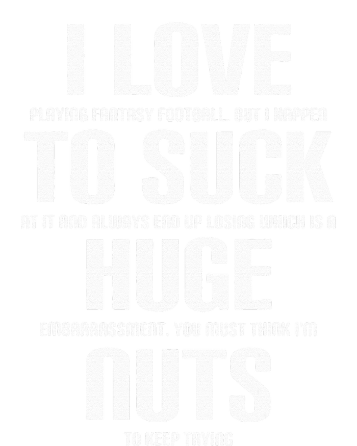 I Suck Huge Nuts Fuuny Fantasy Football Loser Bumper Sticker