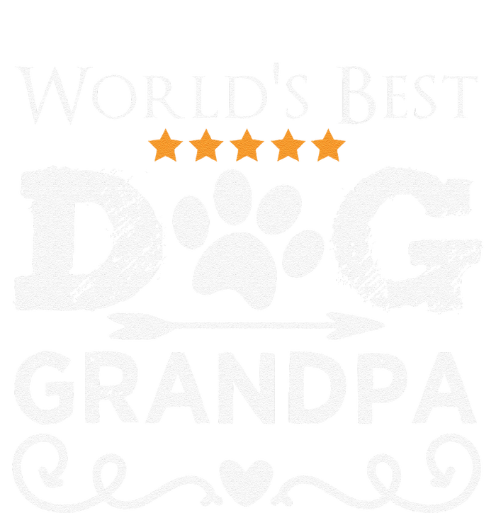 Funny Worlds Best Dog Grandpa Fathers Day Dog Dad Cooling Performance Long Sleeve Crew