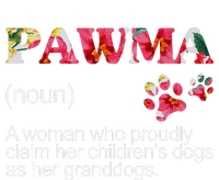 Floral Pawma Grandogs Grandma Dog Mothers Day Funny T-Shirt