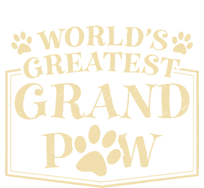 Funny Worlds Greatest Grandpaw Dog Grandpa Fathers Day Grandkids T-Shirt