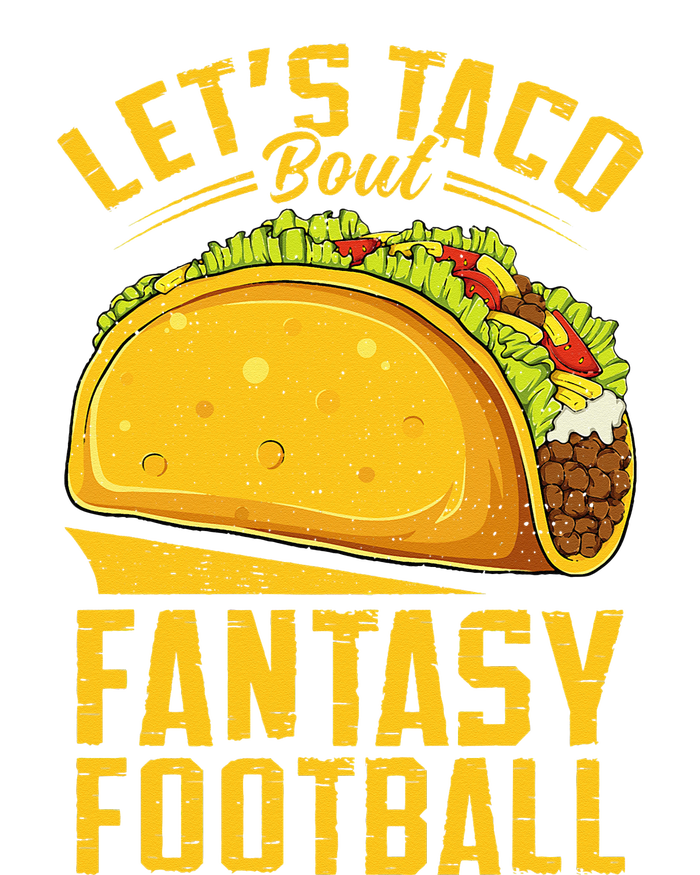 Lets Taco Bout Fantasy Football Funny Tank Top