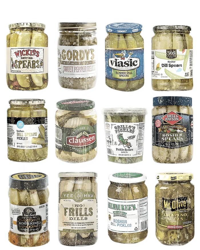 Vintage Canned Pickles Retro Pickles Lovers Canning Pickle T-Shirt