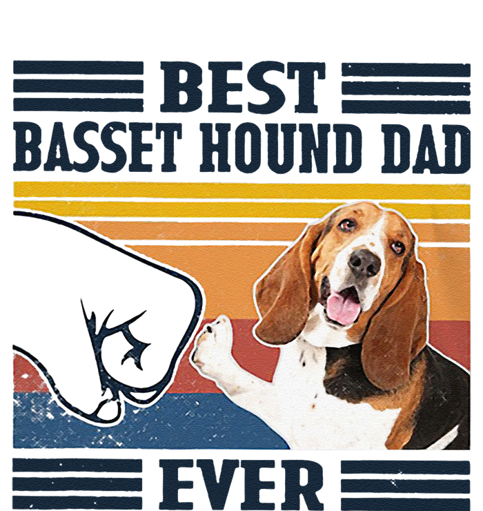 Funny Best Basset Hound Dad Ever Funny Dog Lover Fathers Day Gift T-Shirt