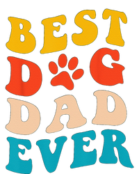 Funny Best Dog Dad Ever Fathers Day Dog Dad Retro Vintage T-Shirt