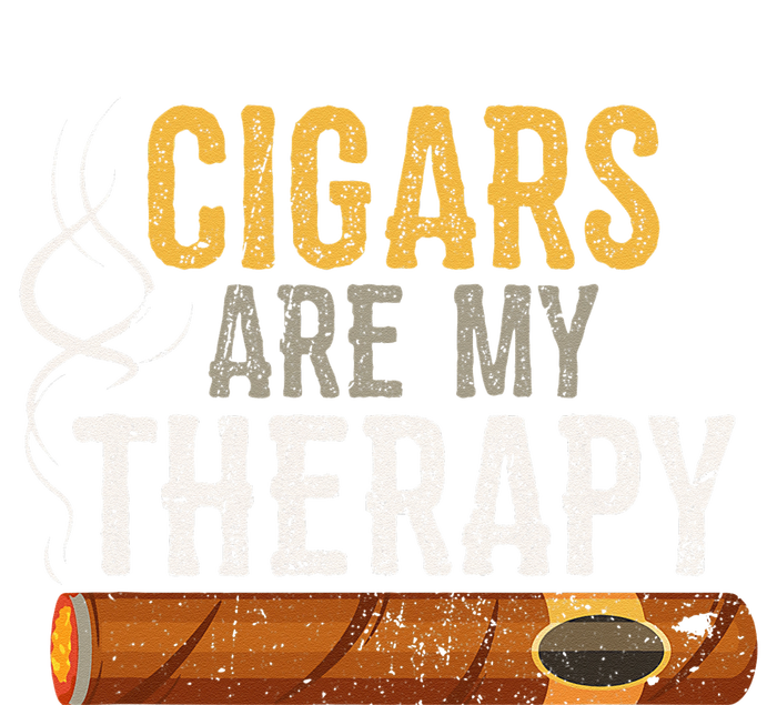 Cigars Are My Therapy Funny Humor Smoking Lover Doggie Tank