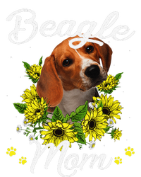 Funny Dog Mom Mothers Day Gift Sunflower Beagle Mom Softstyle Adult Sport Polo