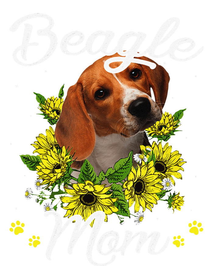 Funny Dog Mom Mothers Day Gift Sunflower Beagle Mom Softstyle Adult Sport Polo