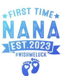 First Time Nana Let The Spoiling Begin New Grandparents Gift Women's Long Sleeve Flannel Pajama Set 