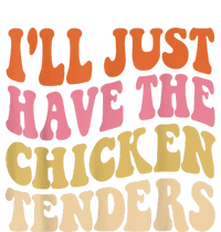 Ill Just Have The Chicken Tenders Funny Chicken Groovy Long Sleeve Shirt