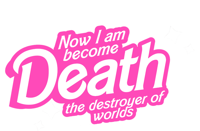 Pinkheimer Now I Am Become Death The Destroyer Of Worlds Tie-Dye Long Sleeve Shirt