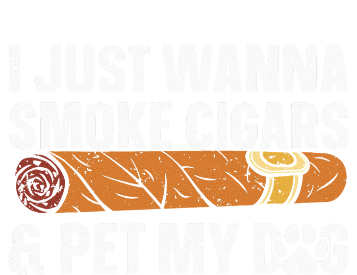 I Just Wanna Smoke Cigars And Pet My Dog Cigar Lounge Tank Top