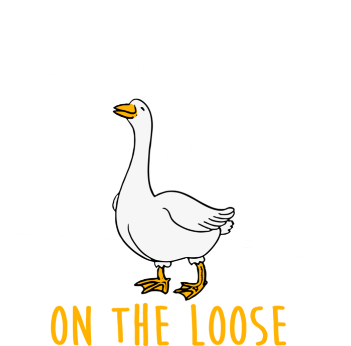 Worlds Silliest Goose On The Loose Funny Silly Softstyle Adult Sport Polo