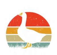 Worlds Silliest Goose On The Loose Funny Silly Women's Racerback Tank