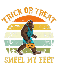 Funny Trick Or Treat Smell My Feet Bigfoot Halloween Vintage Insulated Varsity Jacket