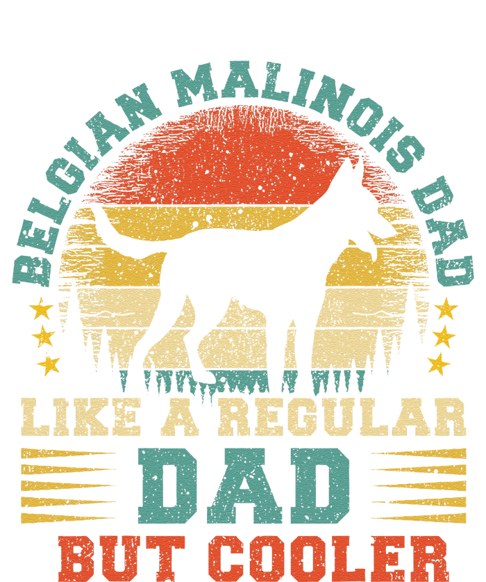 Retro Vintage Dog Funny Belgian Malinois Dad Fathers Day T-Shirt