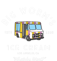 Big Worm&39;s Ice Cream &Quot;Whatchu Want&quot; Los Angeles CA Garment-Dyed Heavyweight T-Shirt