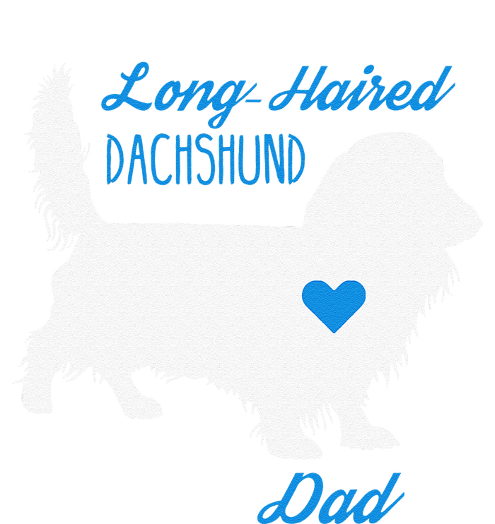 LongHaired Dachshund Dad Fathers Day Wiener Dog Tall Long Sleeve T-Shirt