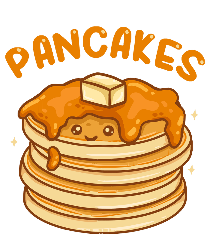 Pancakes Kawaii V-Neck T-Shirt