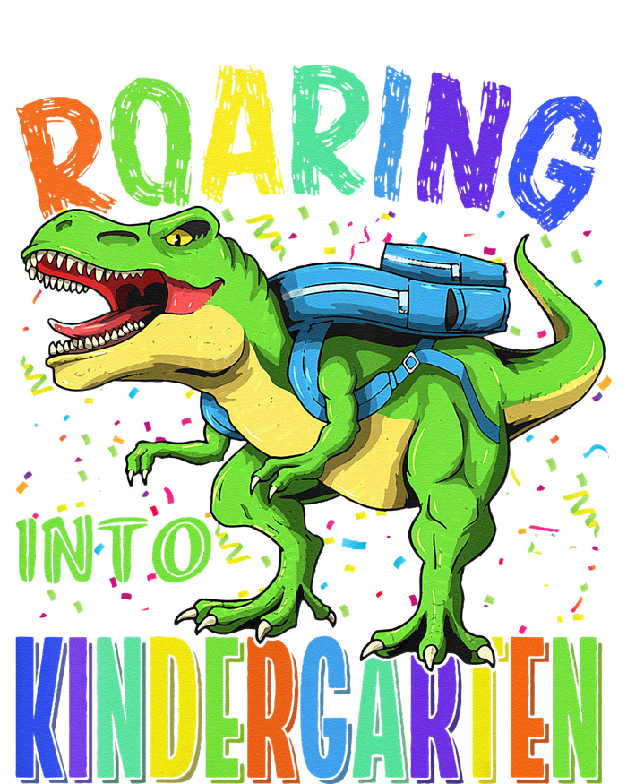 Roaring Into Kindergarten Dinosaur T Rex Back to School T-Shirt