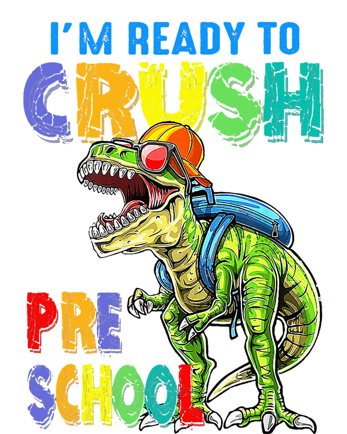 Back To School Dinosaur I Am Ready To Crush Pre School Short Acrylic Beanie